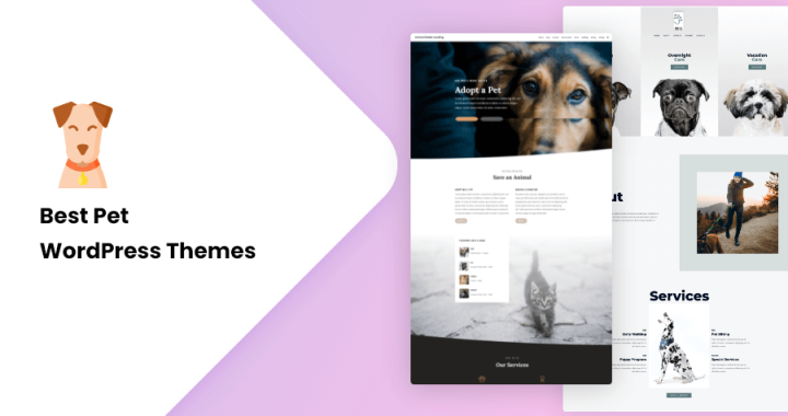 Pets and Animal WordPress Themes for Animal Shelters and Pet Stores